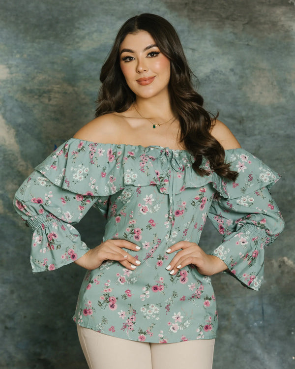 Modas de blusas estampadas on sale