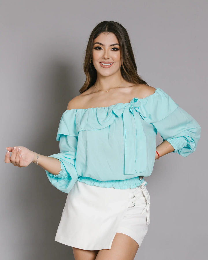 Blusa Manga Larga con Bolero y Mono en Bogota 