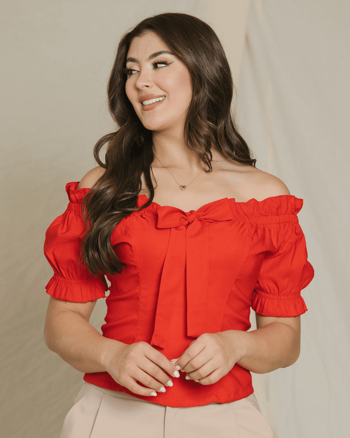 Blusa strapless con bolero hotsell