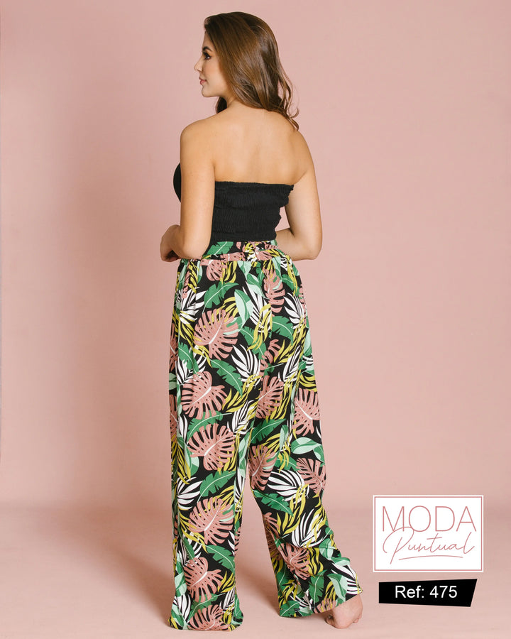 Conjunto Top con Pantalon Estampado Mercado Libre 